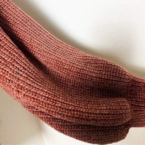Ava Viv Pullover V-Neckline Soft & Cozy Knit Sweater. Rust Color Sz 4X - Picture 6 of 11